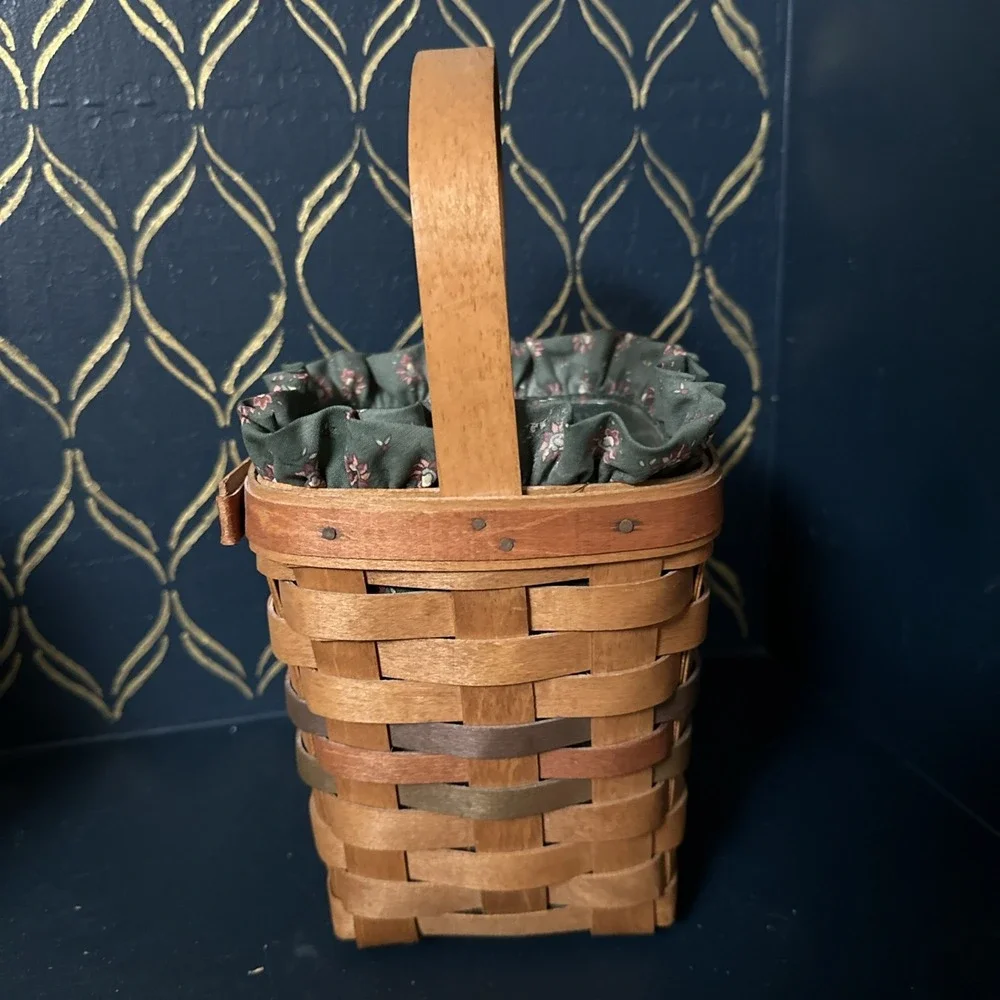 Longaberger Vintage Shades Of Autumn Peg Basket Collectible Bittersweet‎ 1992